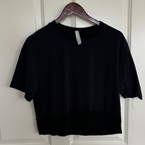 Athlete crop workout tee